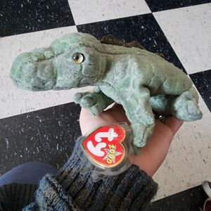 Vintage 2000 Ty Beanie Baby Alligator Swampy
